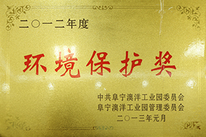 2012年度环境保护奖